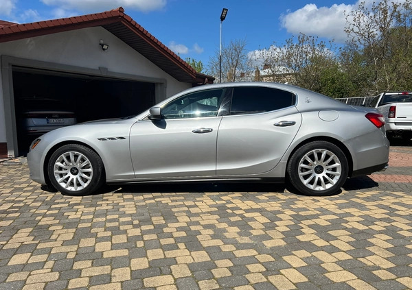 Maserati Ghibli cena 93000 przebieg: 53508, rok produkcji 2014 z Łapy małe 407